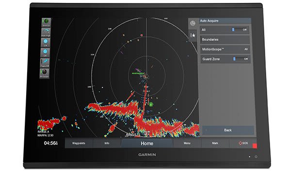 Radar GARMIN GMR Fantom 254 Åpen sort 96nm 18° Stråle 250W Bredbånd K100001234