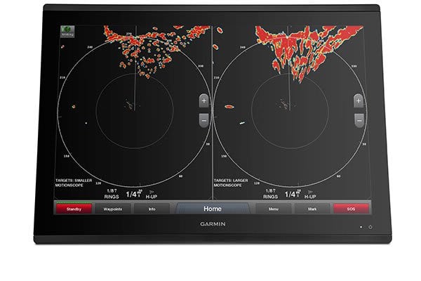 Radar GARMIN GMR Fantom 254 Åpen sort 96nm 18° Stråle 250W Bredbånd K100001234