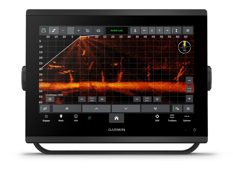 Device GARMIN GPSMAP 1223xsv Radarpakke med GMR™ 18 HD3radom 0100236752