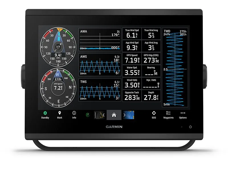 Device GARMIN GPSMAP 1223xsv Radarpakke med GMR™ 18 HD3radom 0100236752