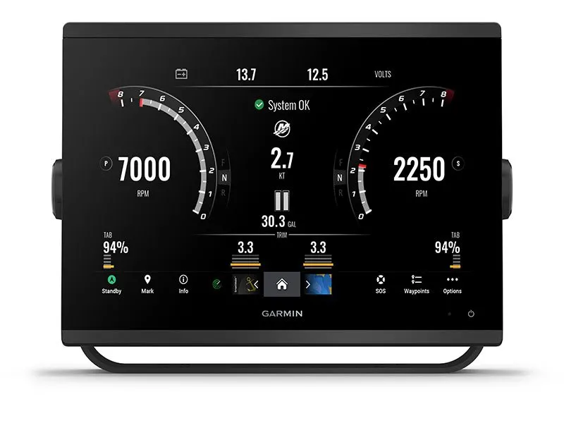 Device GARMIN GPSMAP 1223xsv Radarpakke med GMR™ 18 HD3radom 0100236752