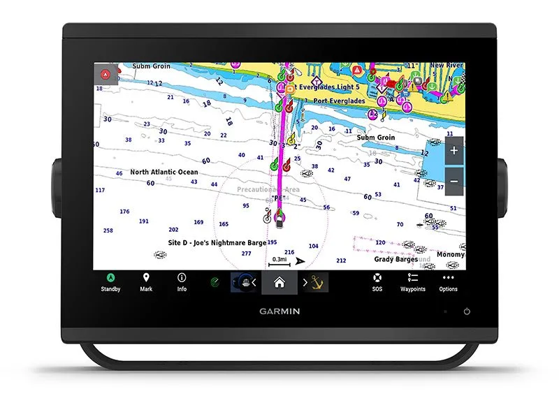 Device GARMIN GPSMAP 1223xsv Radarpakke med GMR™ 18 HD3radom 0100236752