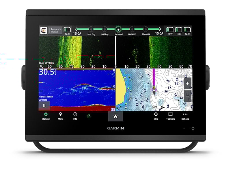 Device GARMIN GPSMAP 1223xsv Radarpakke med GMR™ 18 HD3radom 0100236752