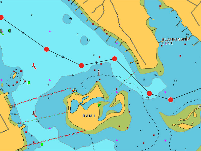 Navionics SørSkandinavia og NordTyskland Maritime kart 010C135340