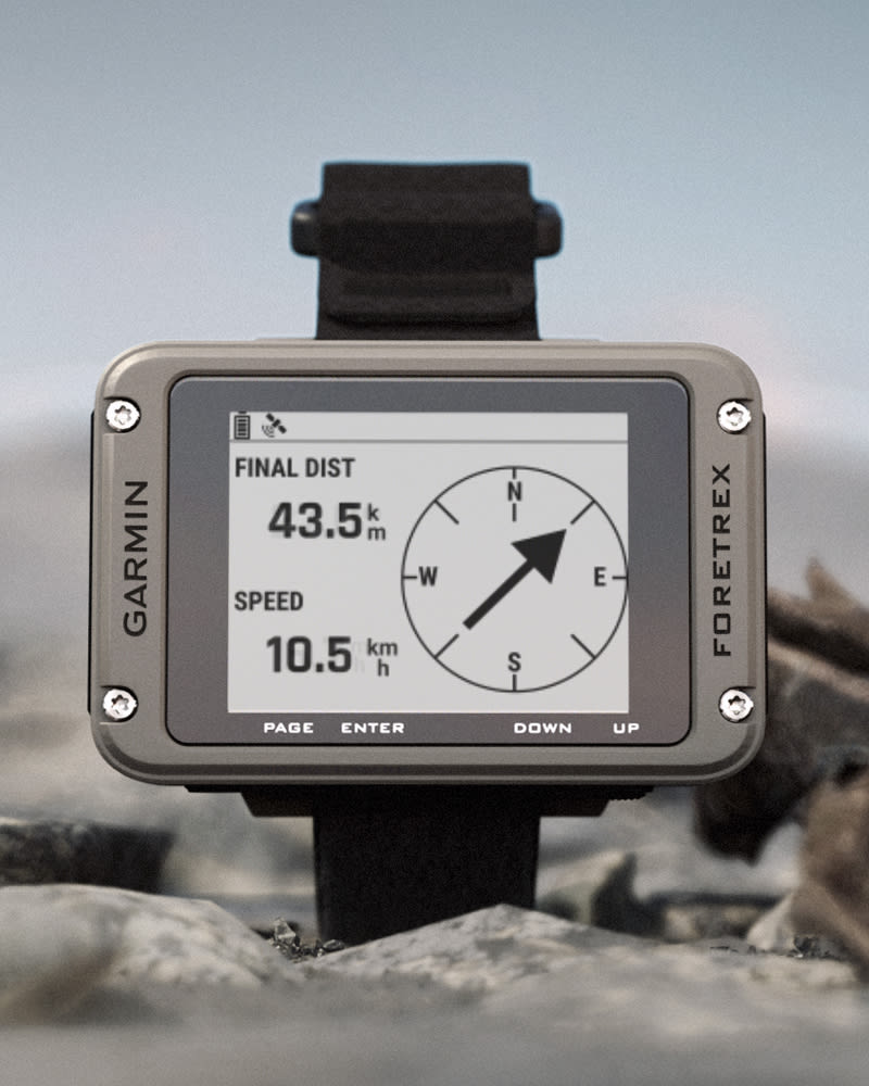 Device GARMIN Foretrex 901 Ballistic Edition GPS navigasjonsenhet for håndleddet 0100276000