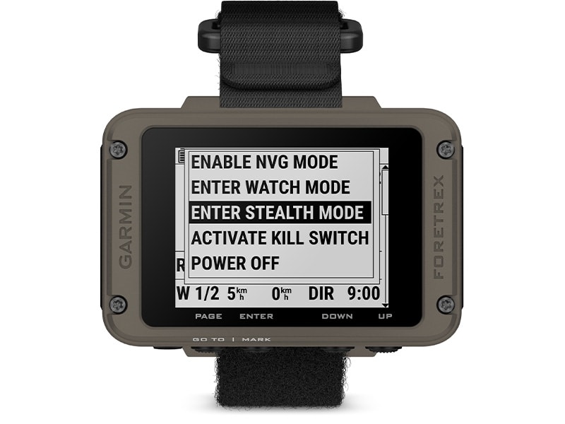 Device GARMIN Foretrex 901 Ballistic Edition GPS navigasjonsenhet for håndleddet 0100276000