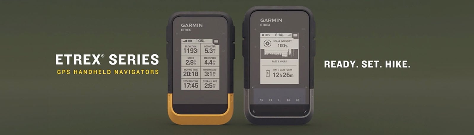 Device GARMIN eTrex Solar Håndholdt GPS 0100278200