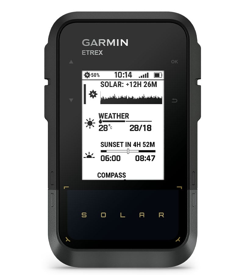 Device GARMIN eTrex Solar Håndholdt GPS 0100278200