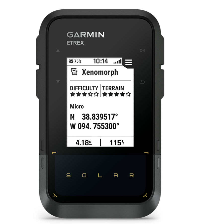Device GARMIN eTrex Solar Håndholdt GPS 0100278200