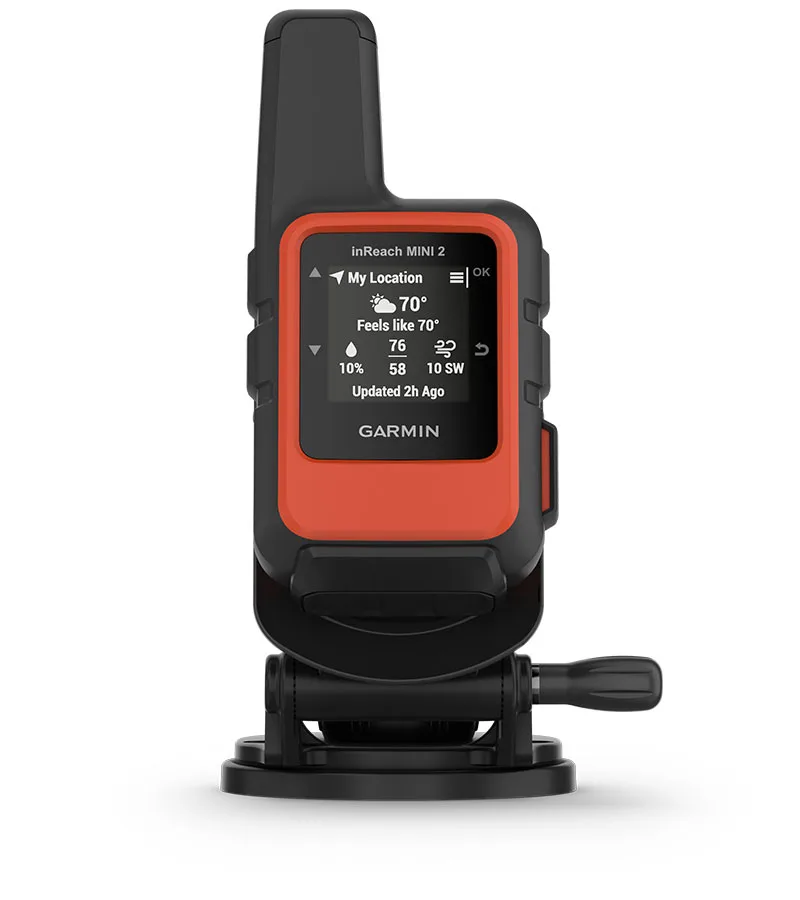 Satelittkommunikasjon GARMIN inReach Mini 2 Marine Bundle m marinebrakett 0100260230