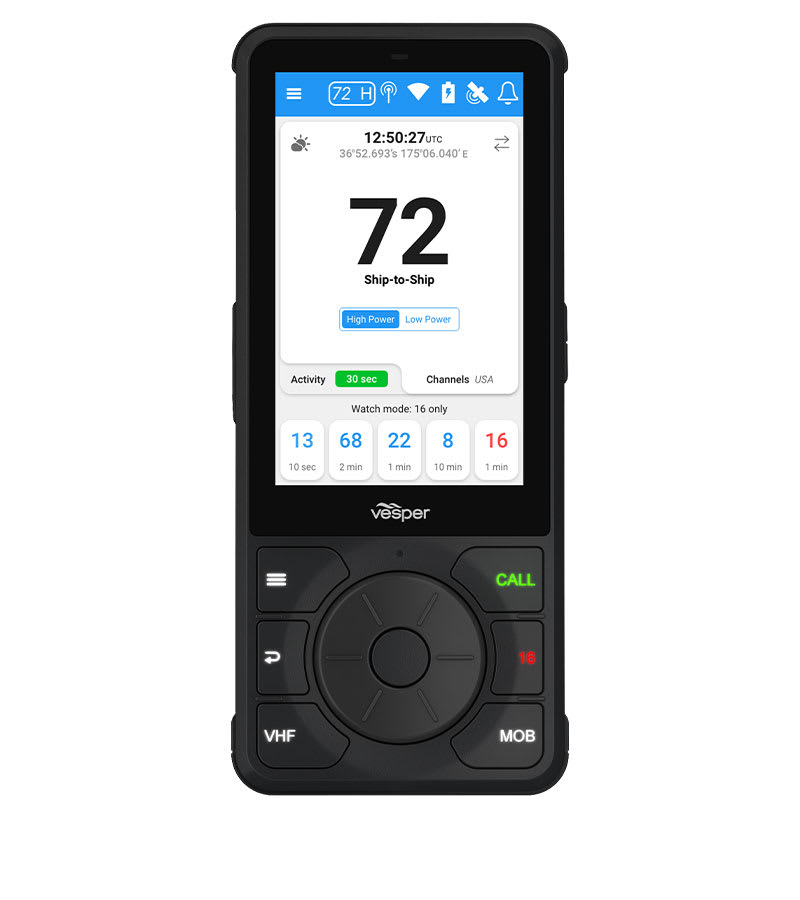 VHF og AIS CORTEX V1 VHFradio med SmartAIS SOTDMA m ekstern fartøysovervåkning 0100281420