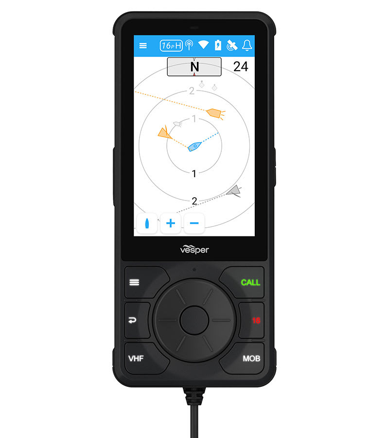 VHF og AIS CORTEX V1 VHFradio med SmartAIS SOTDMA m ekstern fartøysovervåkning 0100281420