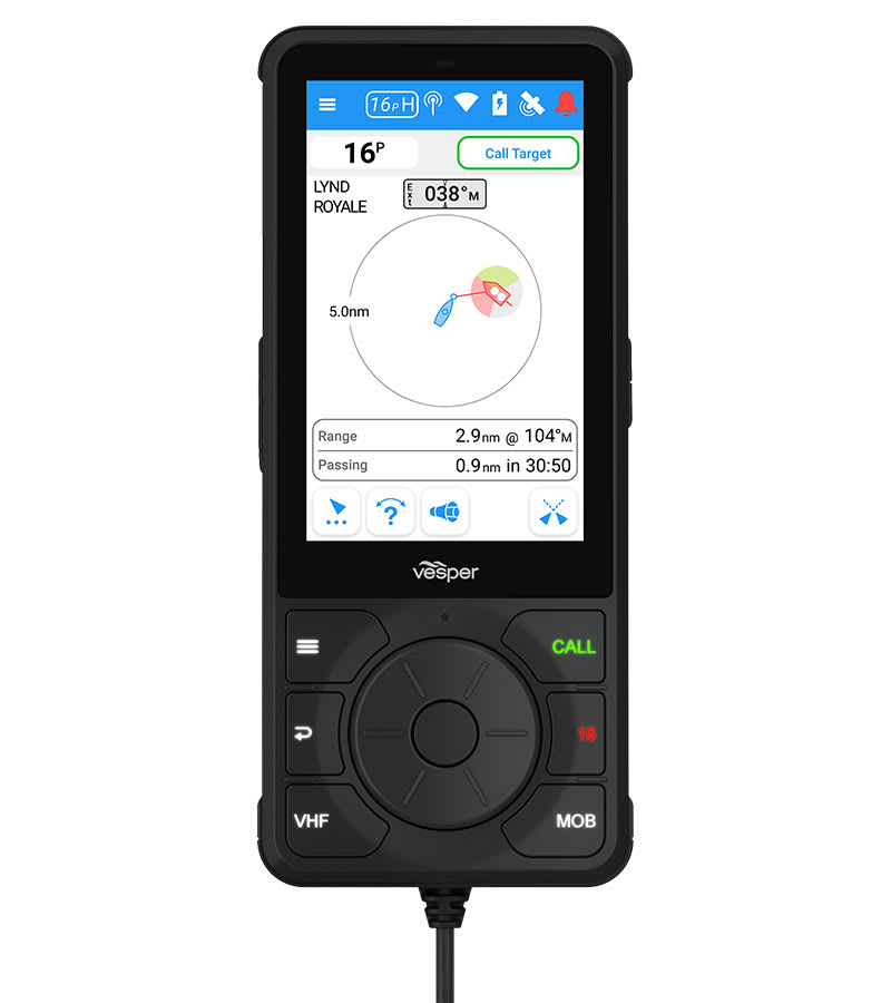 VHF og AIS CORTEX V1 VHFradio med SmartAIS SOTDMA m ekstern fartøysovervåkning 0100281420