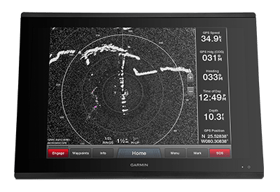 Radar GARMIN GMR Fantom 54 åpen 72NM  18° Strålebredde 50W Bredbånd K100001217