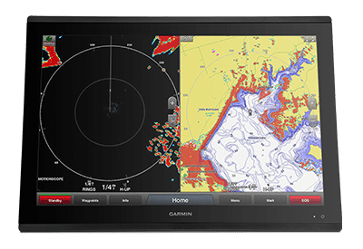 Radar GARMIN GMR Fantom 54 åpen 72NM  18° Strålebredde 50W Bredbånd K100001217