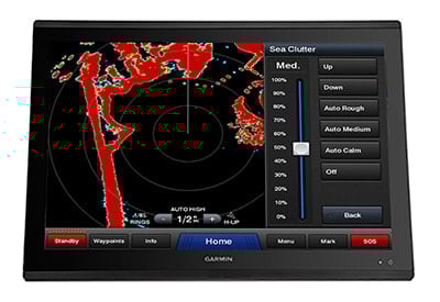 Radar GARMIN GMR Fantom 54 åpen 72NM  18° Strålebredde 50W Bredbånd K100001217