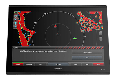 Radar GARMIN GMR Fantom 54 åpen 72NM  18° Strålebredde 50W Bredbånd K100001217