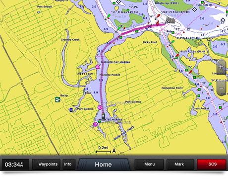 Garmin BlueChart Auto Guidance