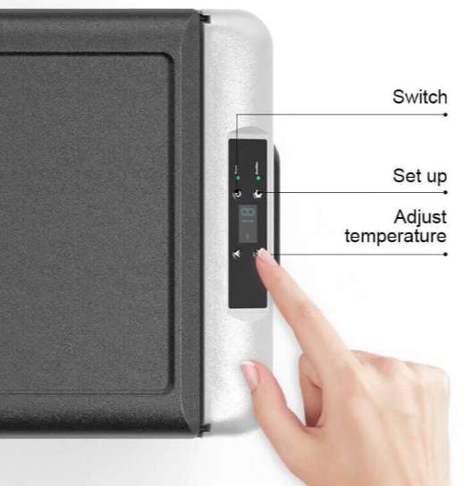 Kjøleboks mkompressor SEATHON CL40 sortgrå 40L 1224220V Appstyring 20 20°C
