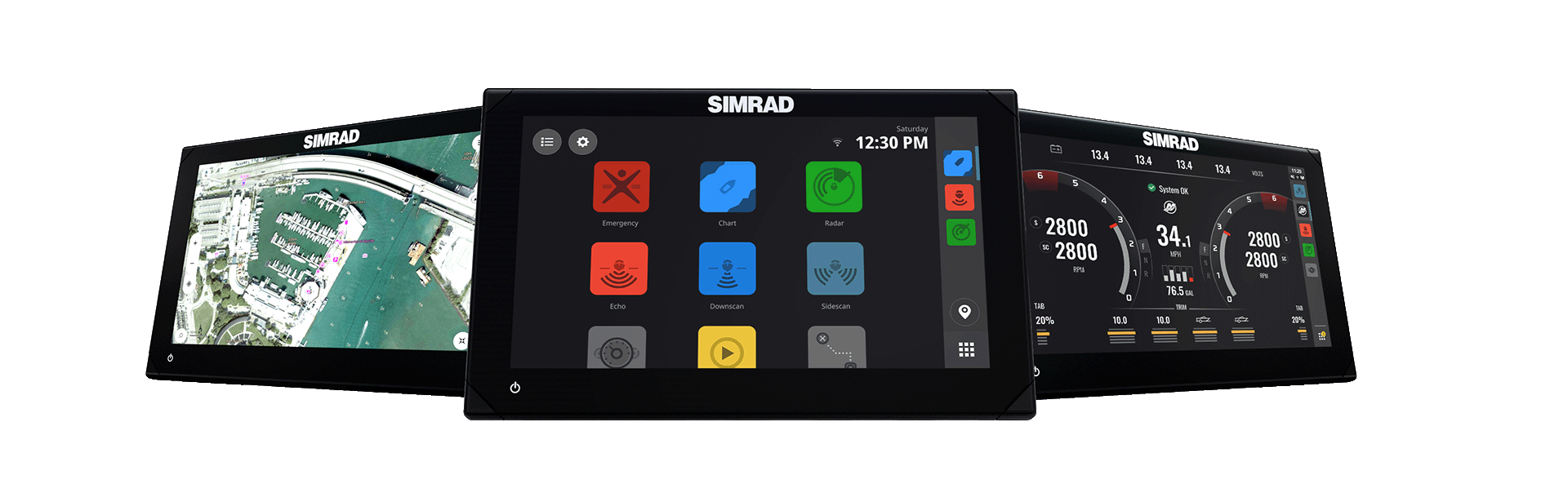 Kartplotter SIMRAD NSX 3012 uten svinger 00015223001