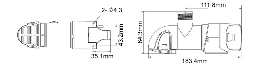 Lensepumper elektrisk SEAFLO lensepumpe lavprofil 12V Automatisk 3000 lt 937