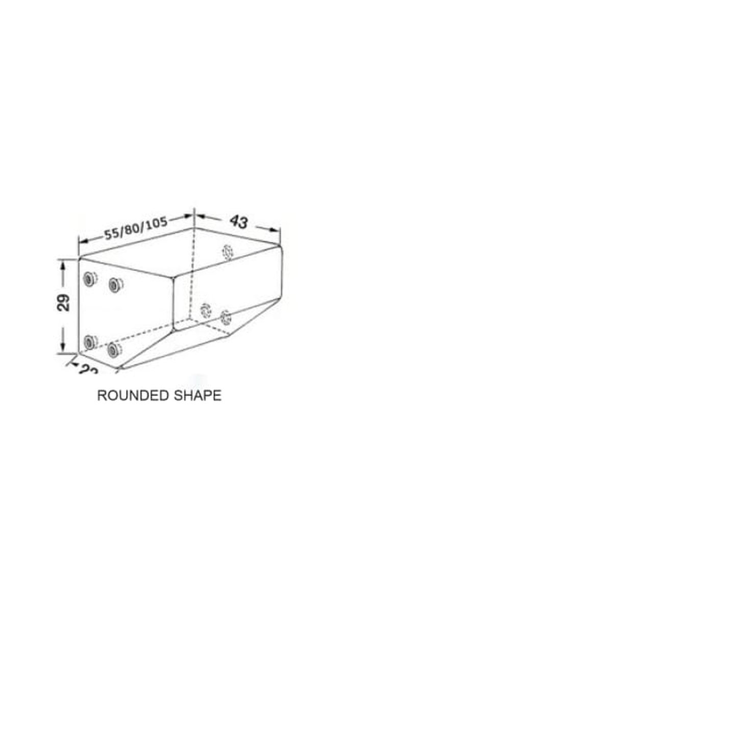 Septiktank MATROMARINE 50 liter mpumpe Mål LxBxH 430 x 530 290 mm 603105