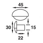 Markeringslys LED Båtsystem Steplight Hvit Blått Lys 025w 12V undefined
