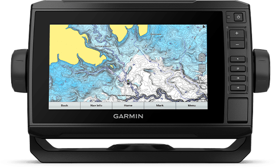 Kartplotter GARMIN ECHOMAP UHD 72cv 7 ClearVü usvinger 856877