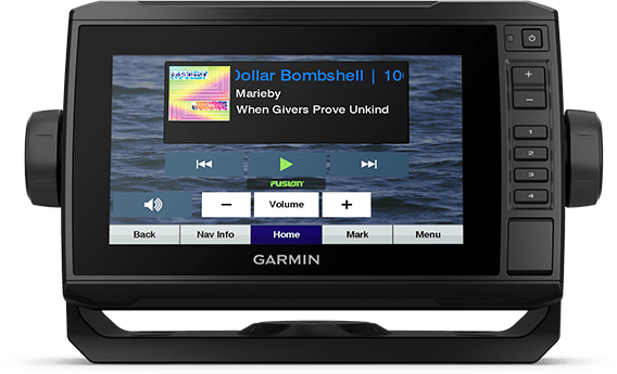 Kartplotter GARMIN ECHOMAP UHD 72cv 7 ClearVü usvinger 856877