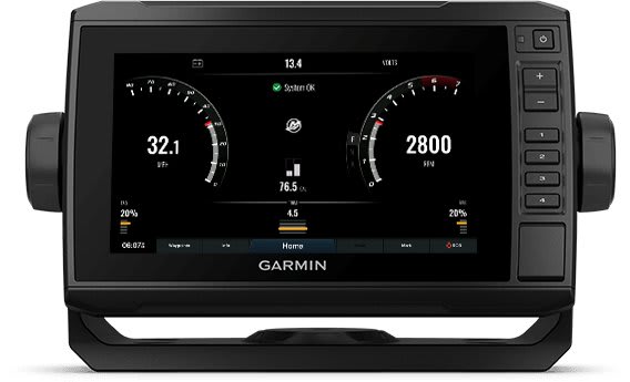 Kartplotter GARMIN ECHOMAP UHD 72cv 7 ClearVü usvinger 856877