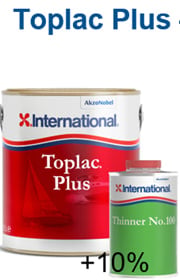 Maling INTERNATIONAL Toplac Plus Rustic Red 075 liter 142395