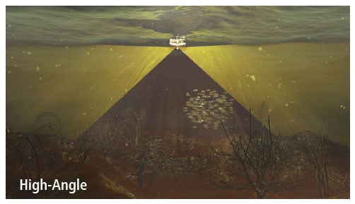 High Angle Svingere Givere RAYMARINE CP200 SideVision ekkoloddmodul E70256