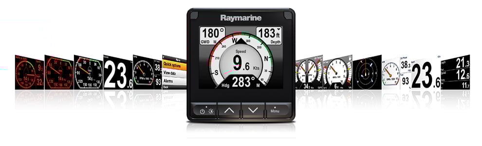 Seilbåtinstrumenter RAYMARINE i70s Farge multidisplay E70327