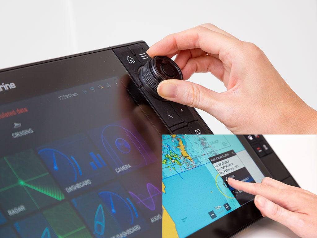 Kartplotter RAYMARINE AXIOM 9 ProRVX BUTIKK DEMO HybridTouch E70371