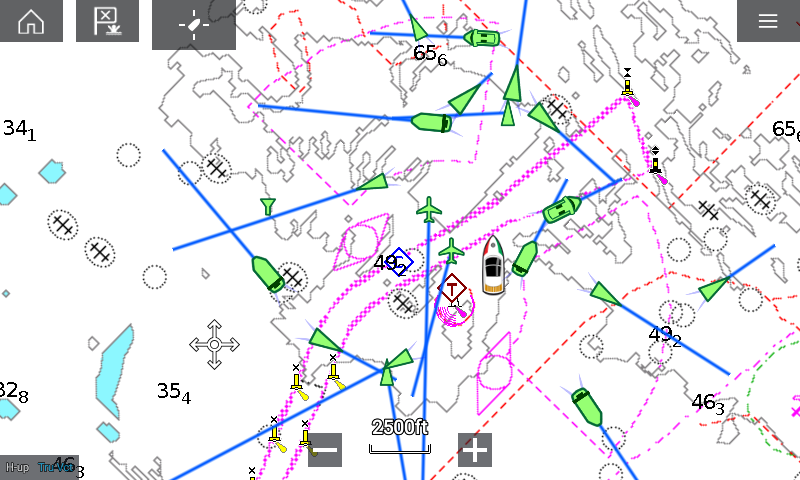 VHF og AIS RAYMARINE 700 Sender Mottaker Klasse B mSplitter E70476