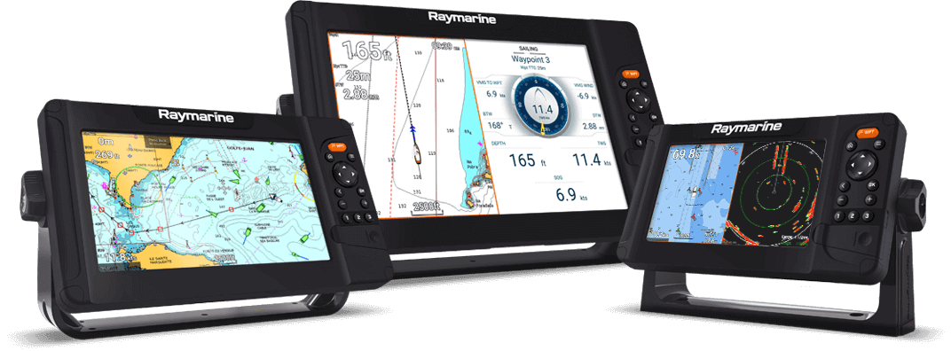 Kartplotter RAYMARINE Element 9S KartplotterEkko u svinger og kart E70533