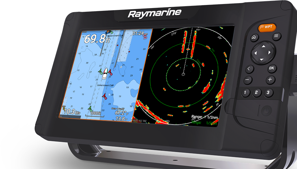 Kartplotter RAYMARINE Element 12S KartplotterEkko 12 CHIRP WiFi usvinger E70535