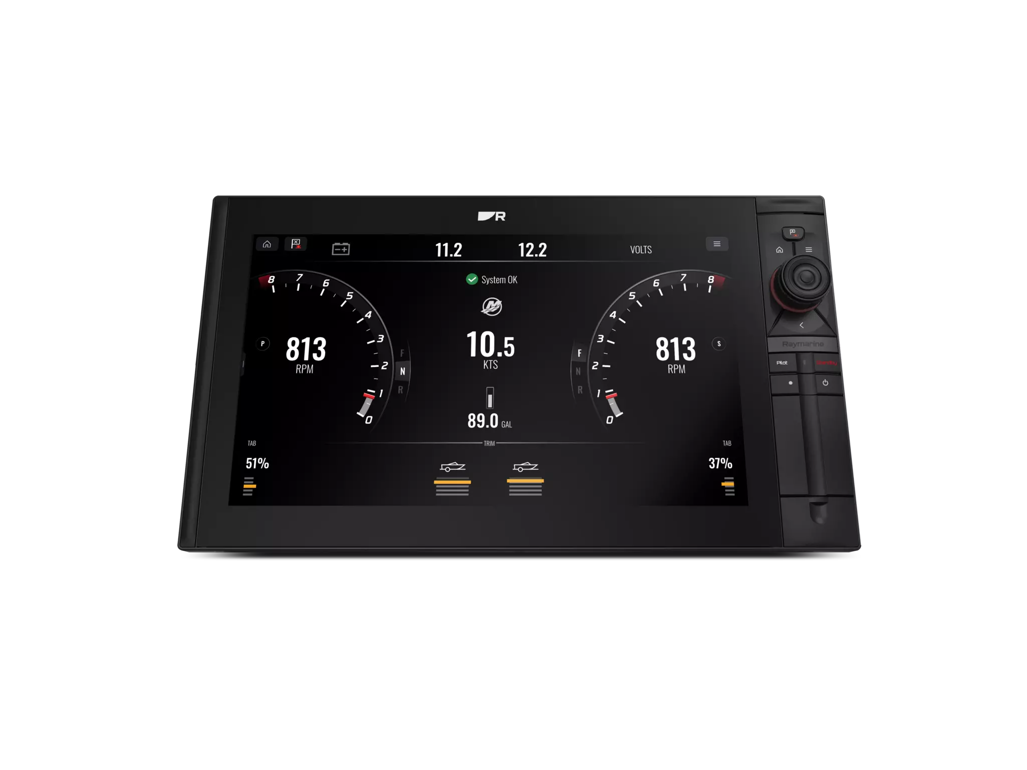 Kartplotter RAYMARINE AXIOM 2 PRO 12 RVM Ekkolodd m Lighthouse Kart E7065600NEU