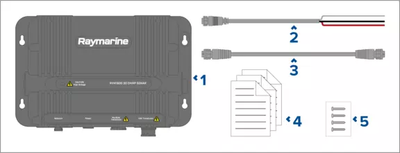 Ekkoloddmodul RAYMARINE RVM1600 3D Chirp Sonar Module E70665