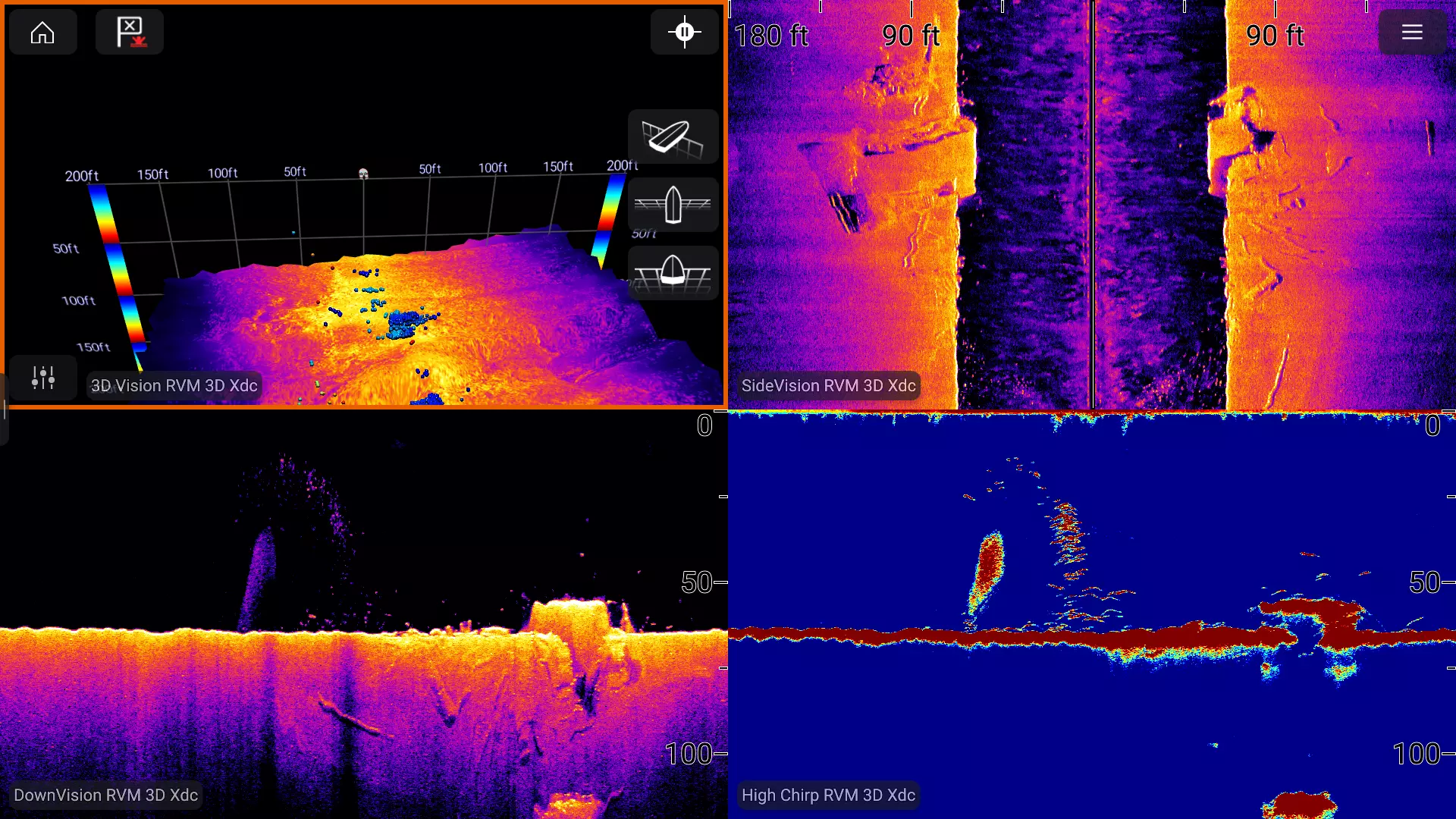 Kartplotter RAYMARINE Rvm1600 3D Chirp Sonar Module 268