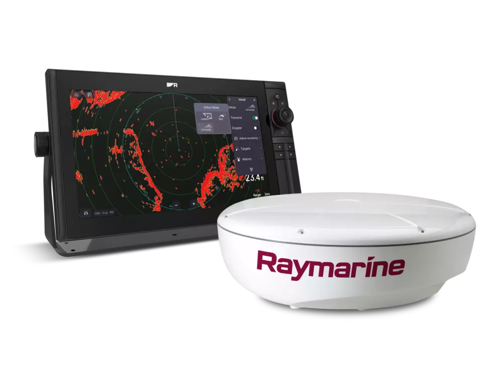 Radar RAYMARINE RD418HD Color 45cm 4kW leveres uten kabel E92142