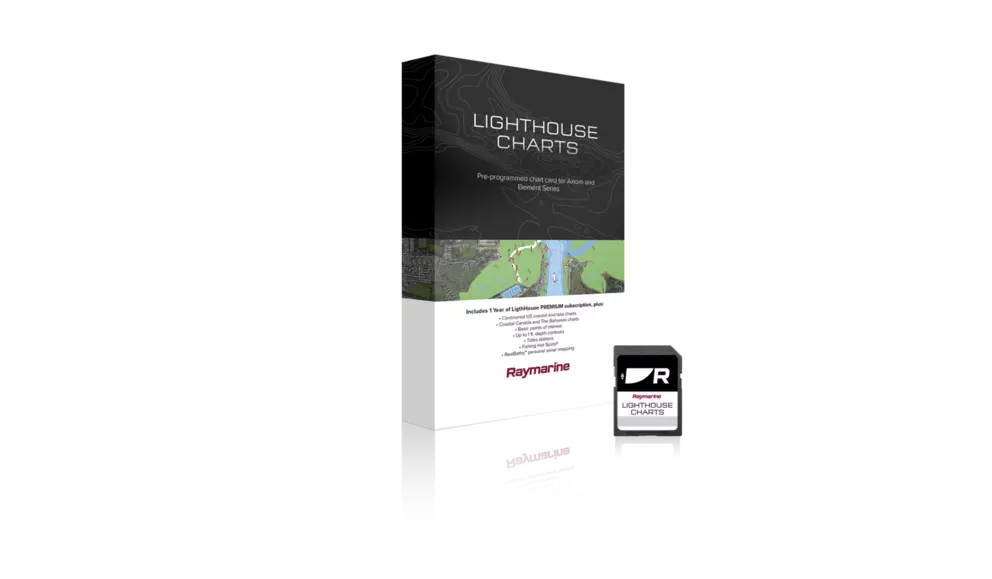 Ligthouse kart RAYMARINE Lighthouse GEN2 Ferdig på brikke R70794NEU
