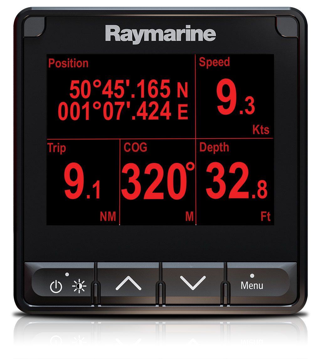 Pakkeløsninger RAYMARINE i70s Startpakke M Itc5 boksn Med giver for både vind dybde fart T70216