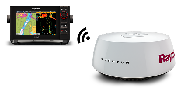 Kartplotter RAYMARINE Axiom 9 Radarpakke Quantum Radar med 10m Power Cable 268