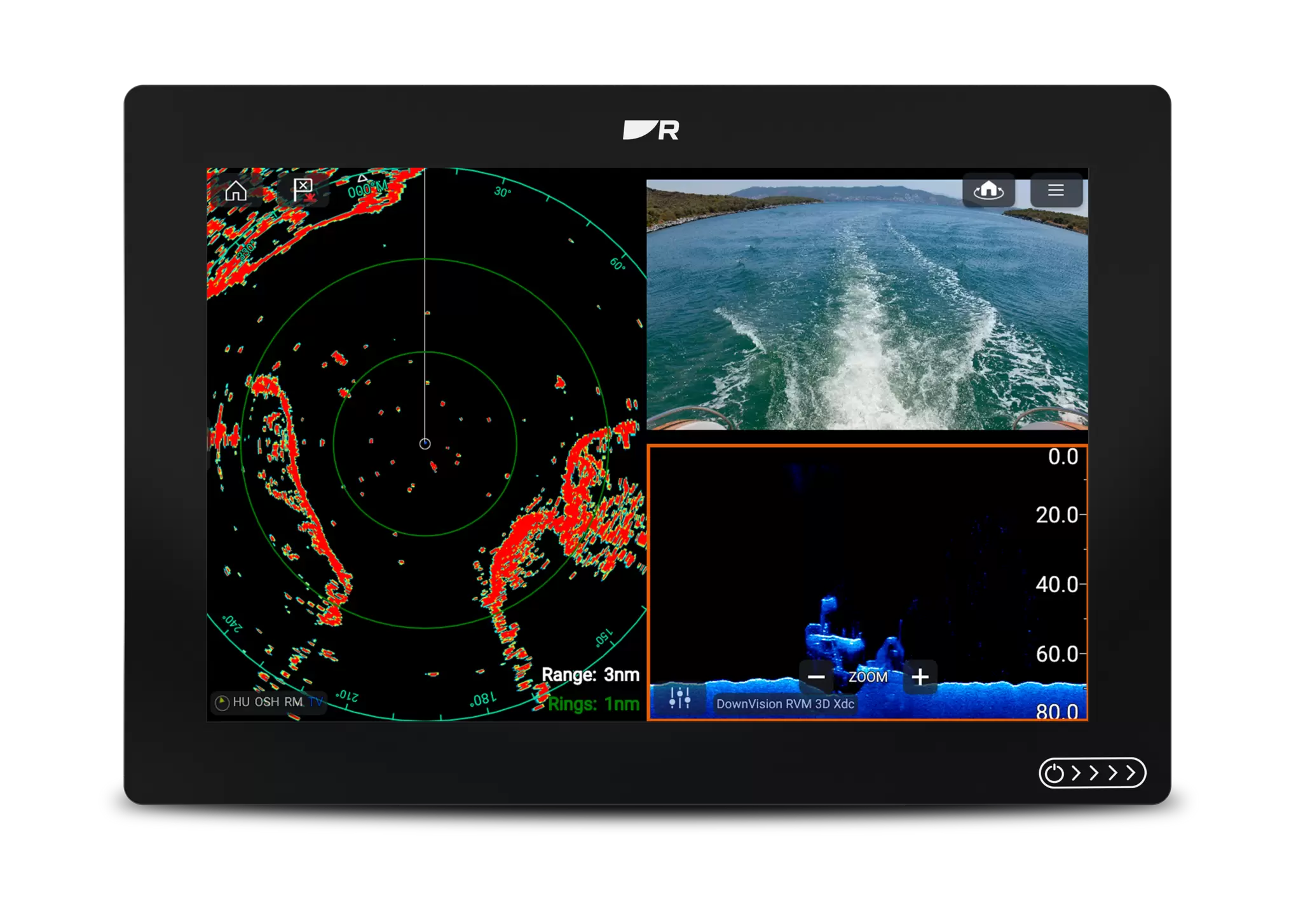 Kartplotter RAYMARINE Axiom2 9 MFD Med Lighthous kart nordeuropa 268