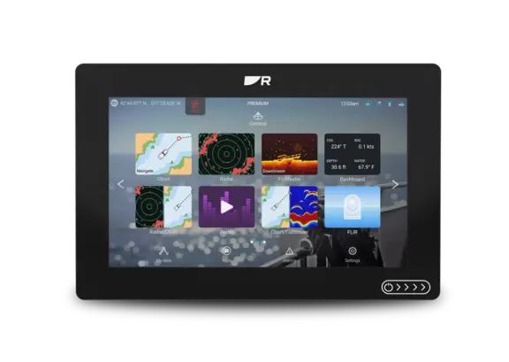 Kartplotter RAYMARINE Axiom2 9 MFD Med Lighthous kart nordeuropa 268