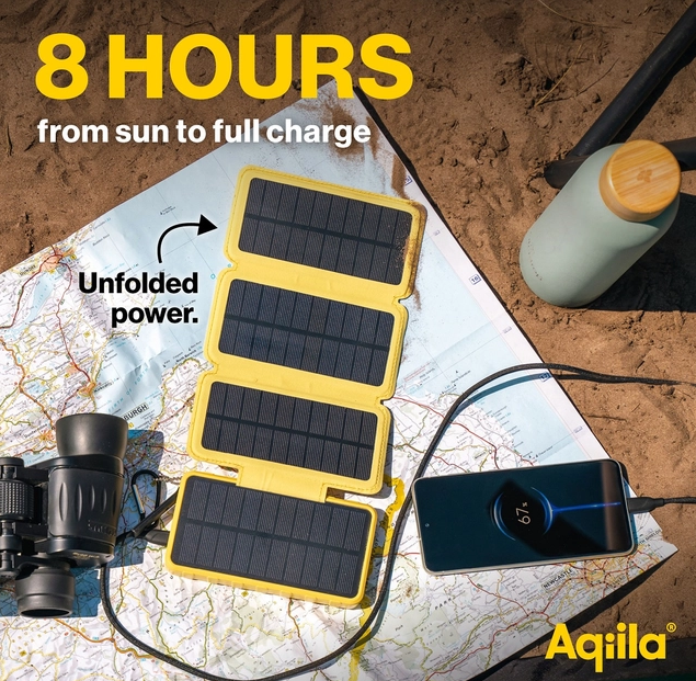 Powerbank AQIILA Powerbird Bs10 Solar 10k mAh 406026