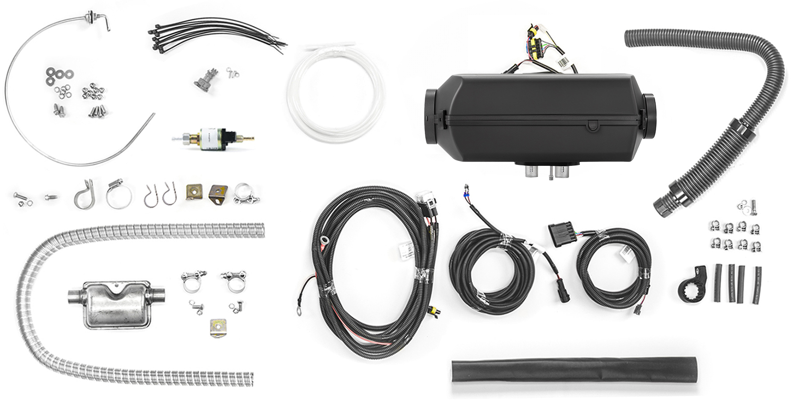 Dieselvarmer luft AUTOTERM Air 2 Kw12 Volt Pakke uten eksosgjennomf 100