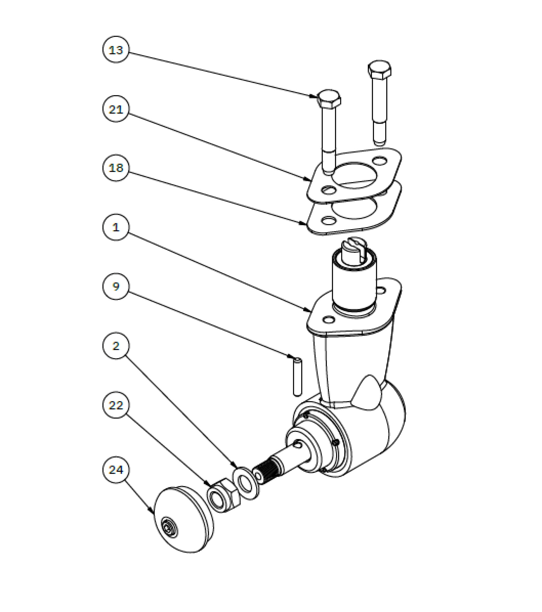 Baugpropell SLEIPNER SE60 24V 60Kg4HKØ185mm for Båter 2938 fot SE60185S224V