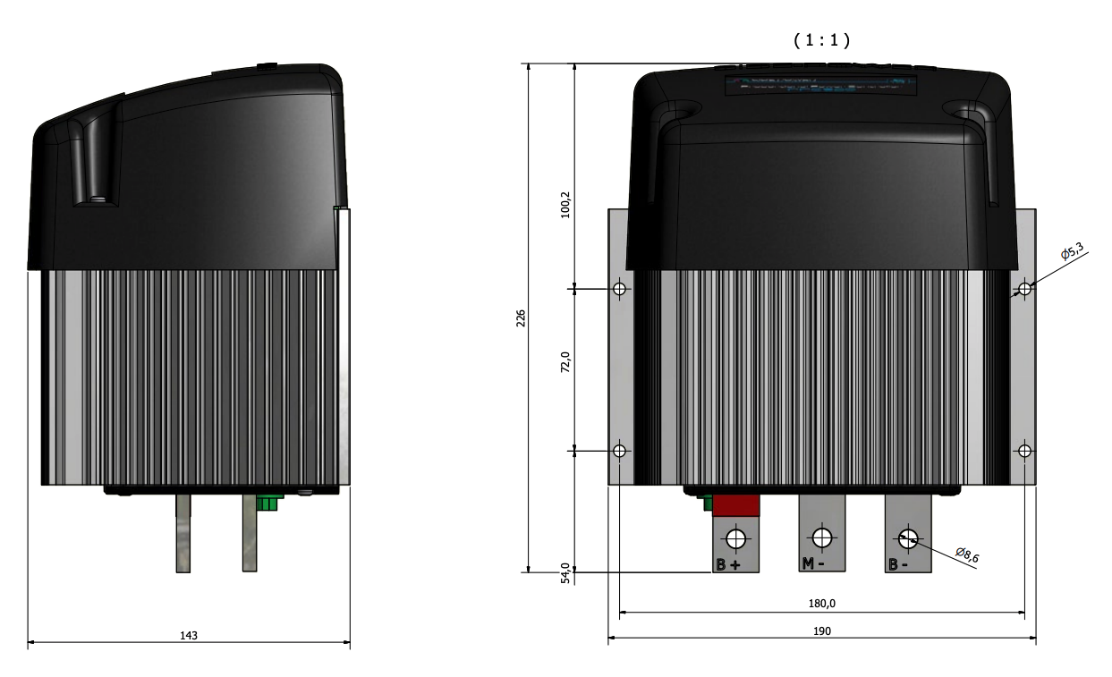 SE PRO serien SLEIPNER SEP60 Baugpropell og hekktruster 12V 396